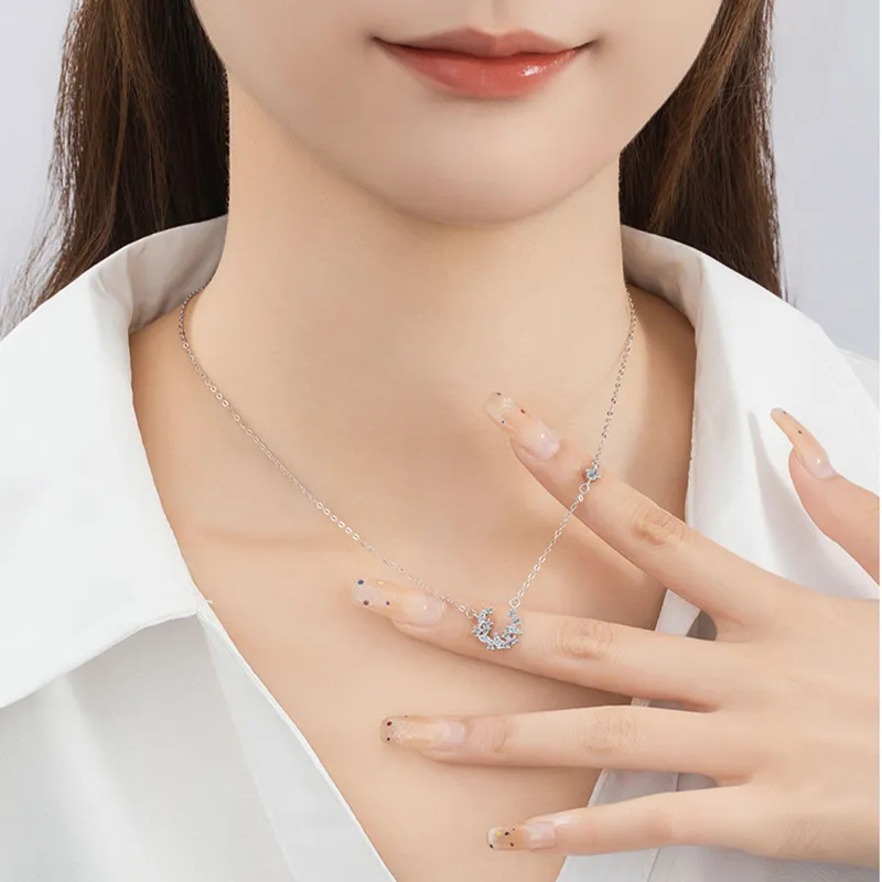 SECU S925 Silver Necklaces Women's-2