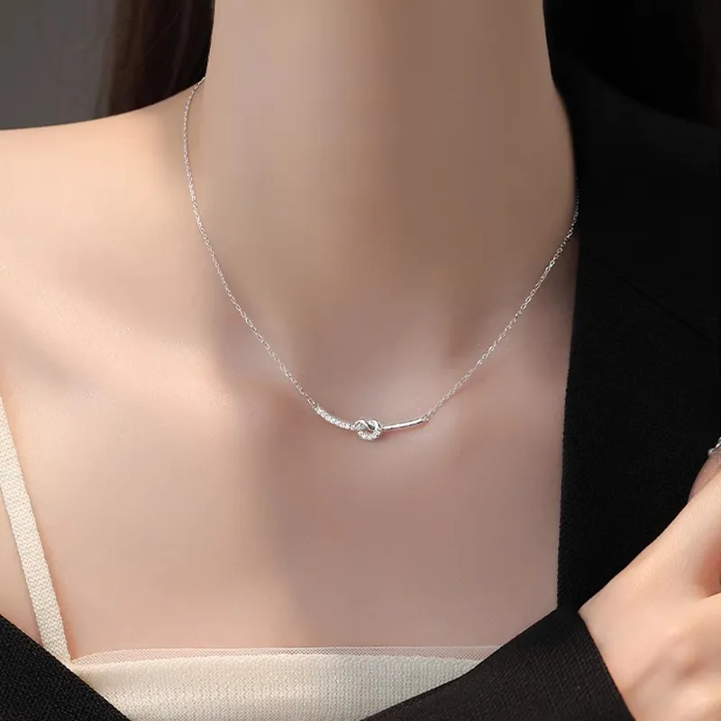 SECU Sterling Silver Necklaces Women's-2