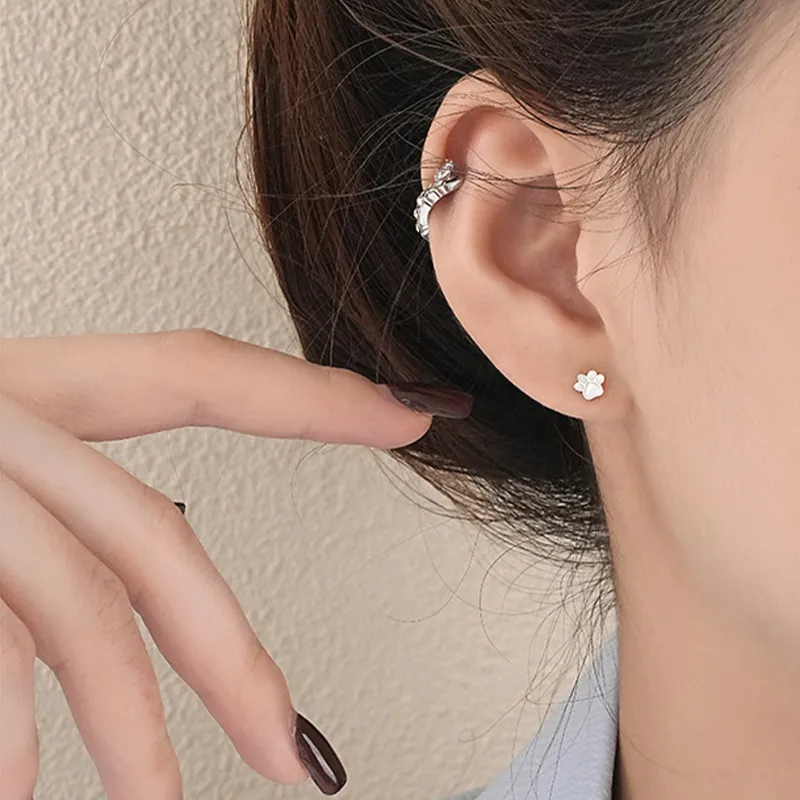 SECU Sterling Silver Stud Earrings Women's-2