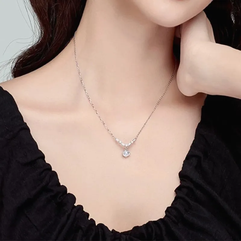SECU Sterling Silver Necklaces Women's-2
