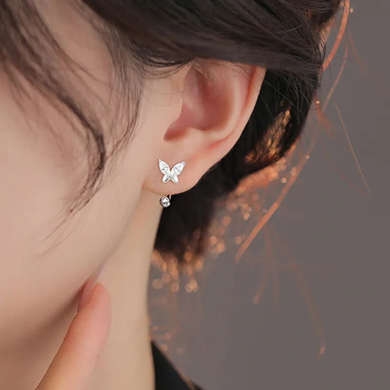 SECU Sterling Silver Earrings Women's-2