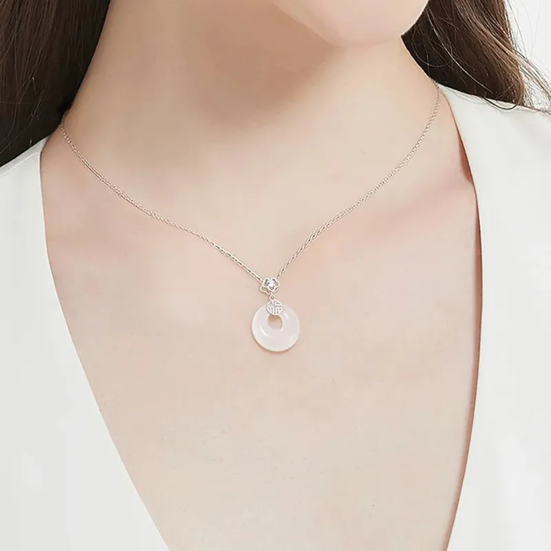 SECU S925 Silver Necklaces Women's-1
