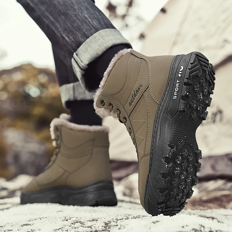 GAISIMA Warm Short Snow Boots Men's-8