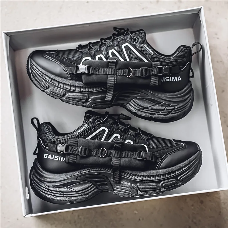 GAISIMA Height Increasing Low Top Chunky Sneakers Men's-4