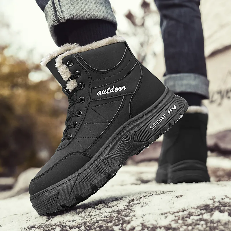 GAISIMA Warm Short Snow Boots Men's-4