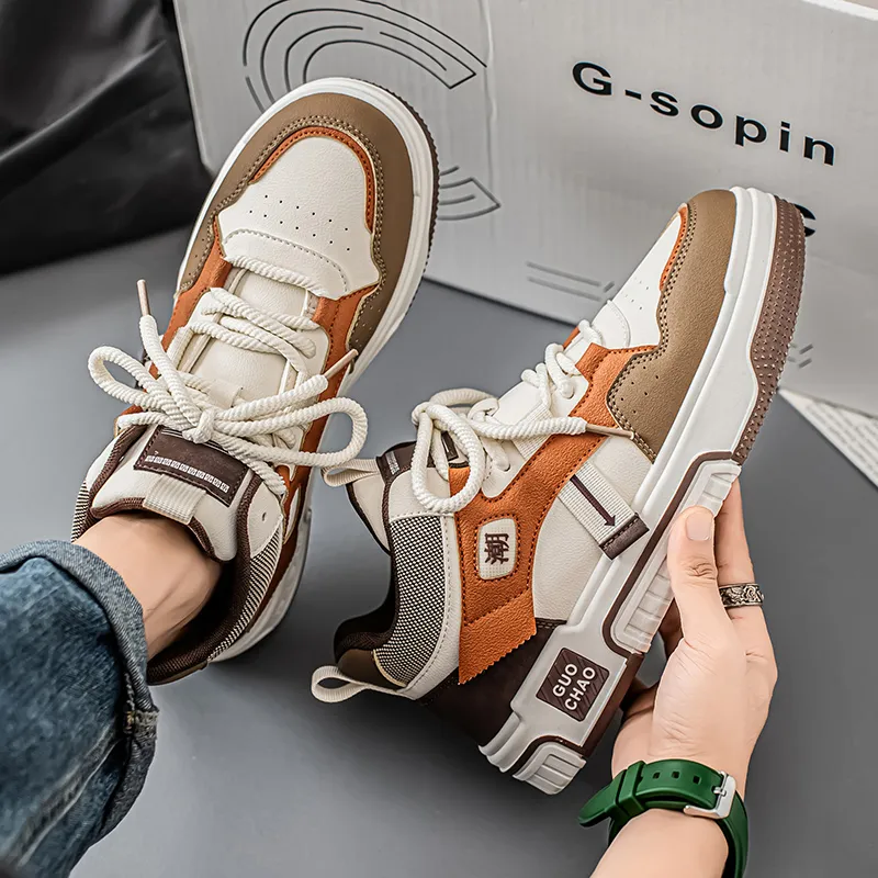 GAISIMA Height Increasing Mid-Top Skateboard Shoes Men's-13