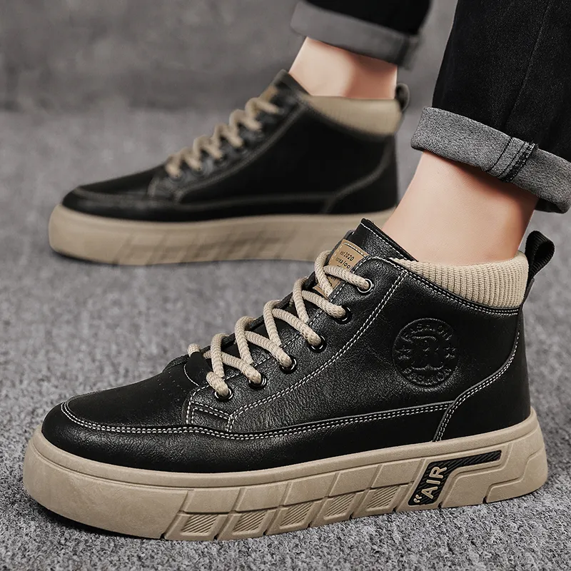 GAISIMA Ankle Boots Men Khaki-2