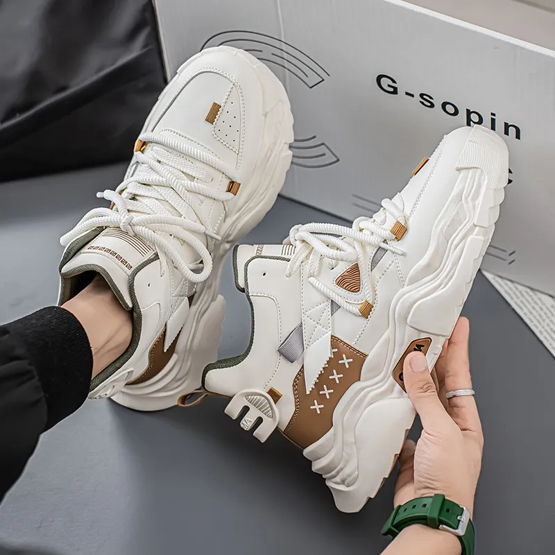 GAISIMA Height Increasing High Top Chunky Sneakers Men's-8