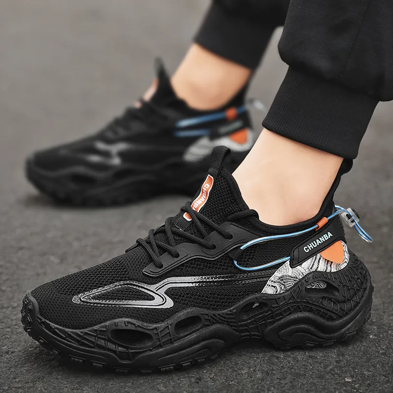 GAISIMA Slip Resistant Low Top Chunky Sneakers Men's-7