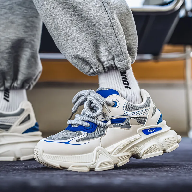 GAISIMA Height Increasing Low Top Chunky Sneakers Men's-9