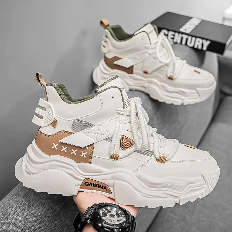 GAISIMA Height Increasing High Top Chunky Sneakers Men's-6