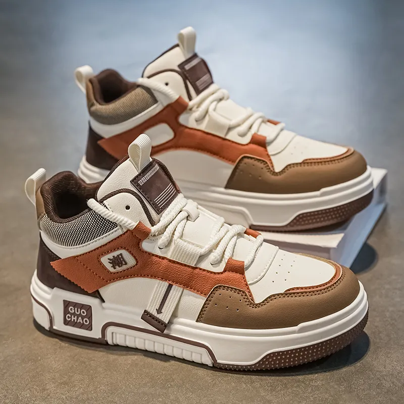 GAISIMA Height Increasing Mid-Top Skateboard Shoes Men's-11