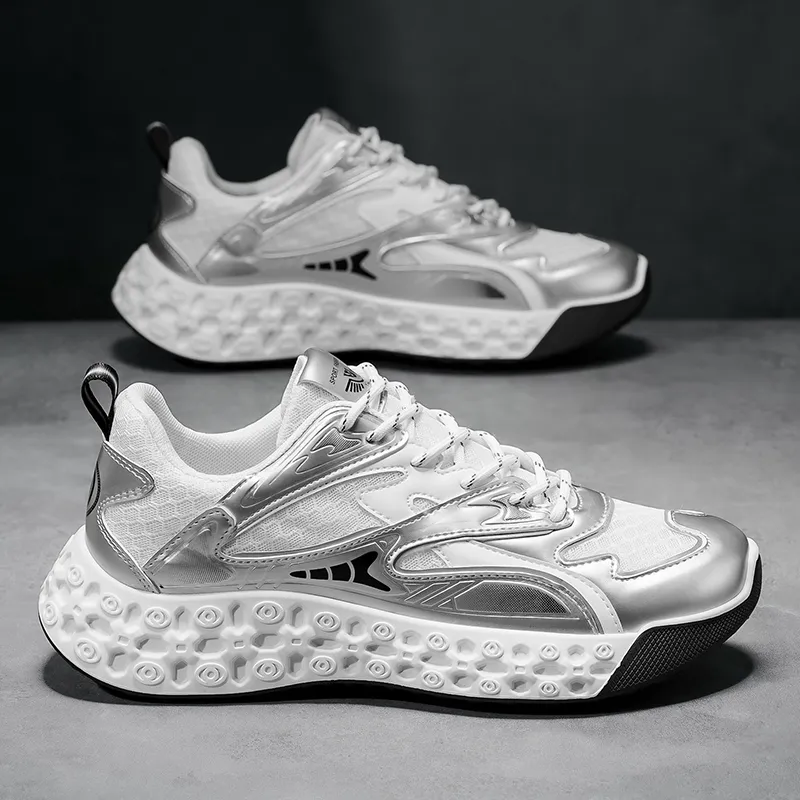 GAISIMA Slip Resistant Low Top Chunky Sneakers Men's-9