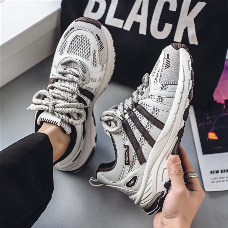 GAISIMA Height Increasing Low-Top Chunky Sneakers Men's-4