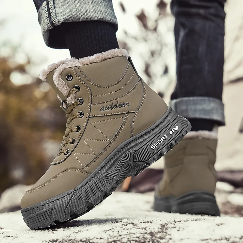GAISIMA Warm Short Snow Boots Men's-7