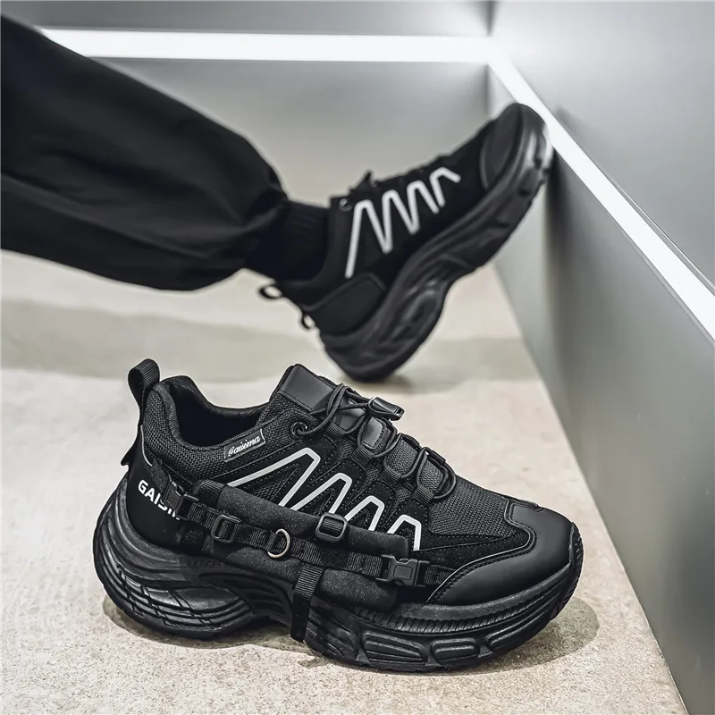 GAISIMA Height Increasing Low Top Chunky Sneakers Men's-1