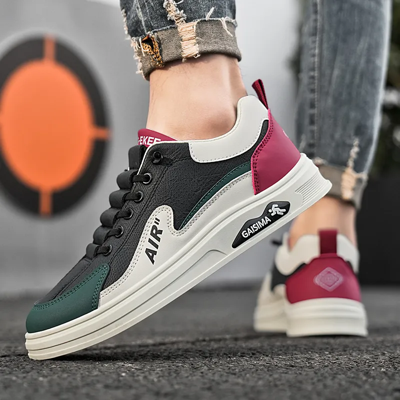 GAISIMA Slip Resistant Low Top Skateboard Shoes Men's-19