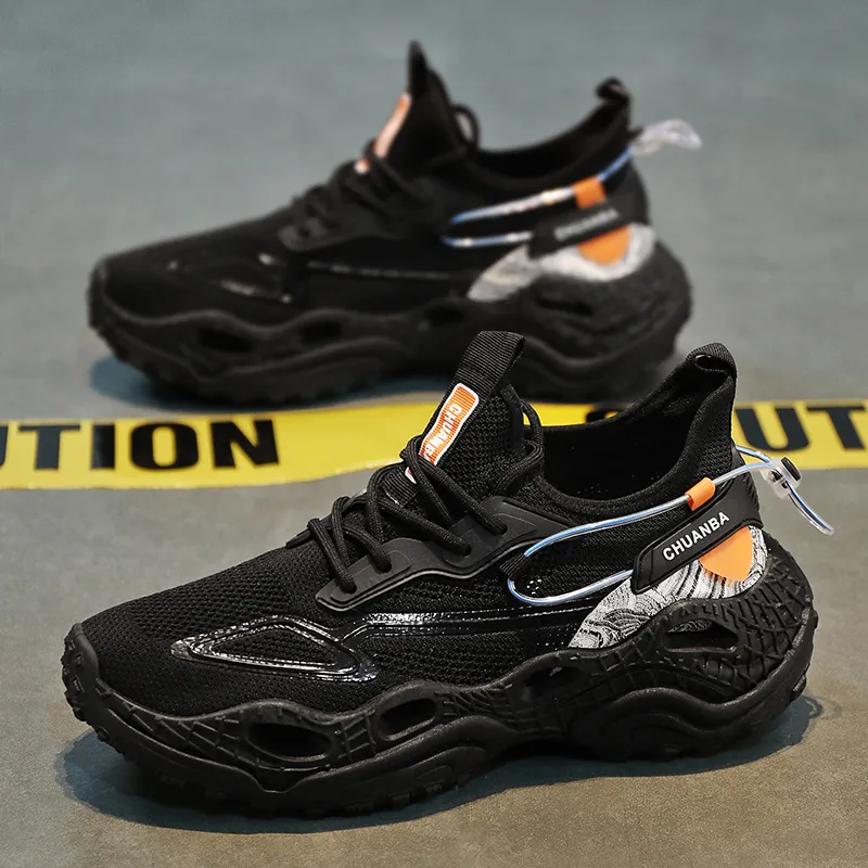 GAISIMA Slip Resistant Low Top Chunky Sneakers Men's-6