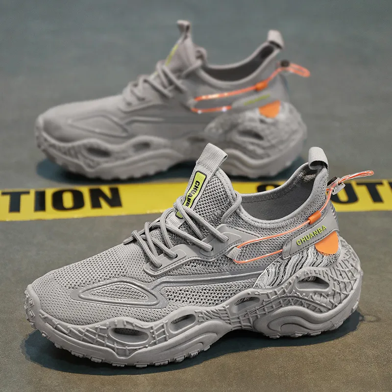 GAISIMA Slip Resistant Low Top Chunky Sneakers Men's-10