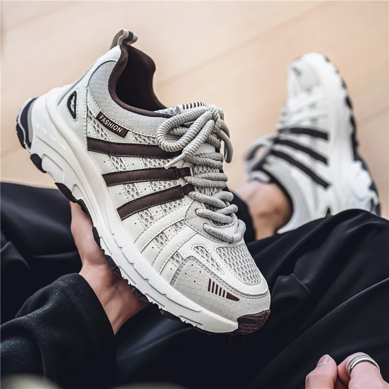 GAISIMA Height Increasing Low-Top Chunky Sneakers Men's-3
