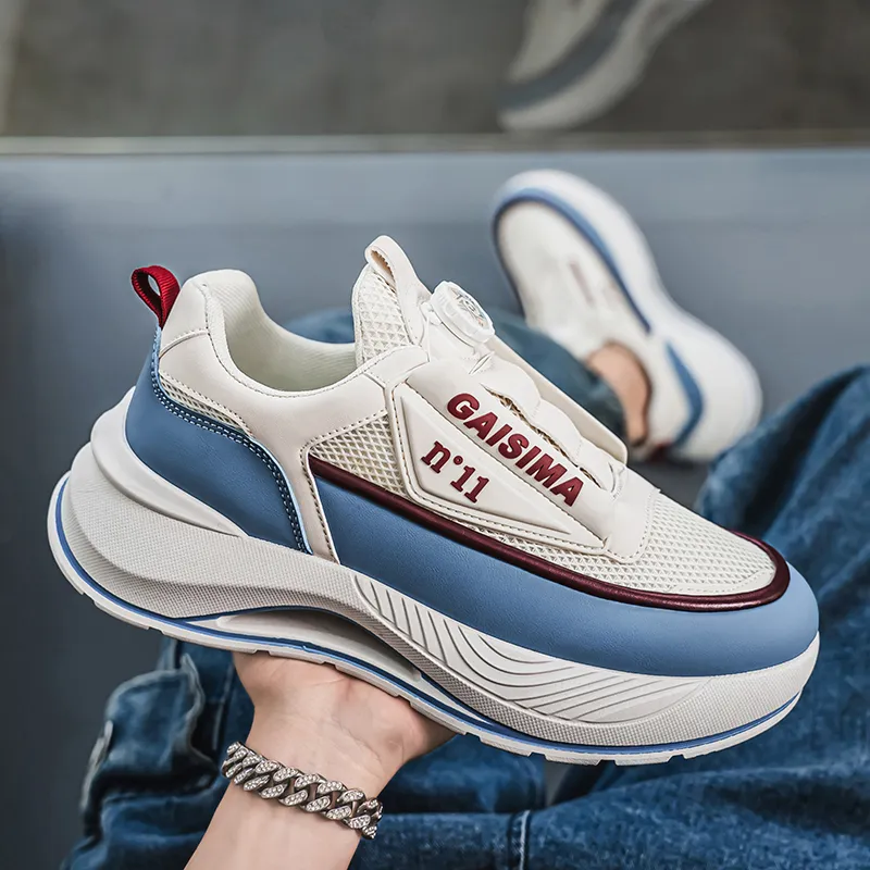 GAISIMA Height Increasing Low Top Chunky Sneakers Men's-4