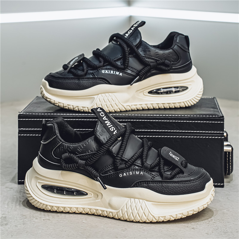 GAISIMA Chunky Sneakers Men Low-Top - POIZON