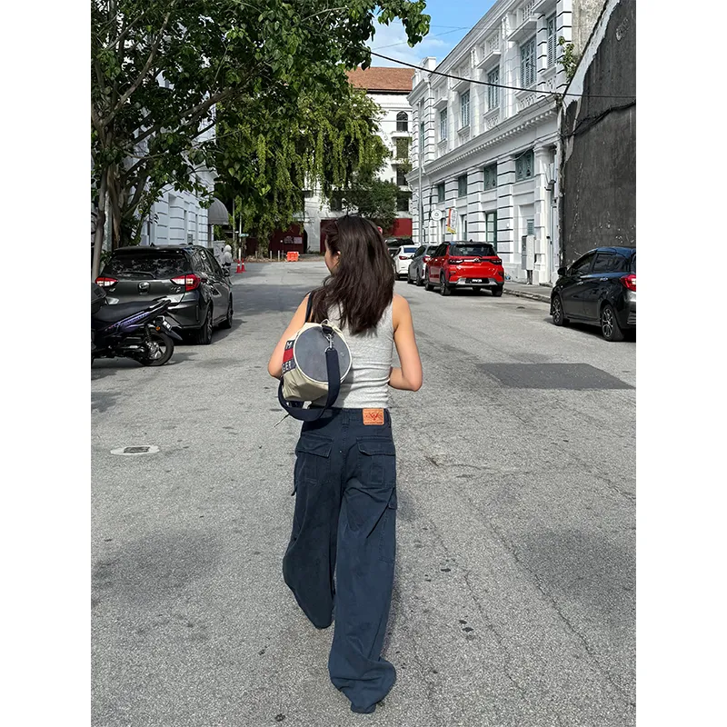 CHUANCHUANYEJIA Cargo Pants Unisex-4