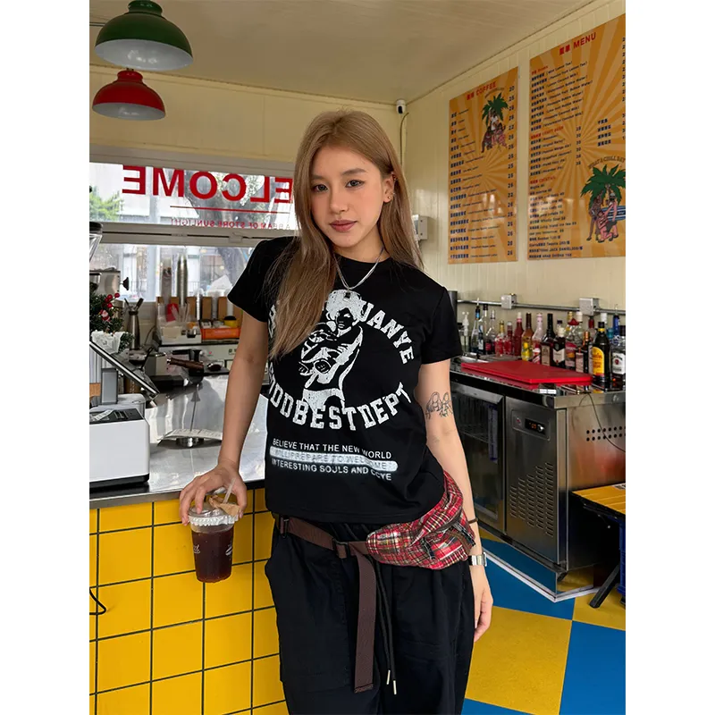 CHUANCHUANYEJIA T Shirt Women's-10