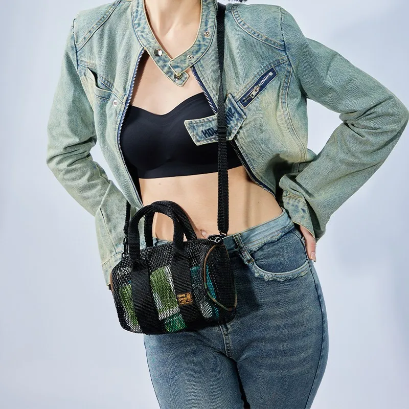 Rough Enough Fabric Crossbody Bag Regular Women's Black-5