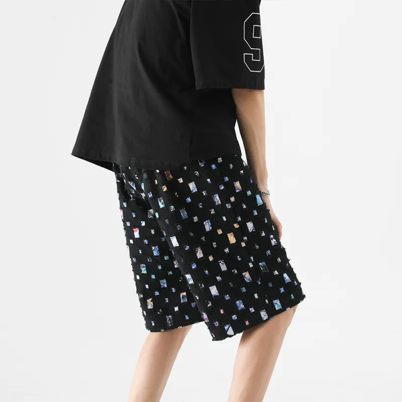 PAINT STAIN Casual Shorts Unisex-11