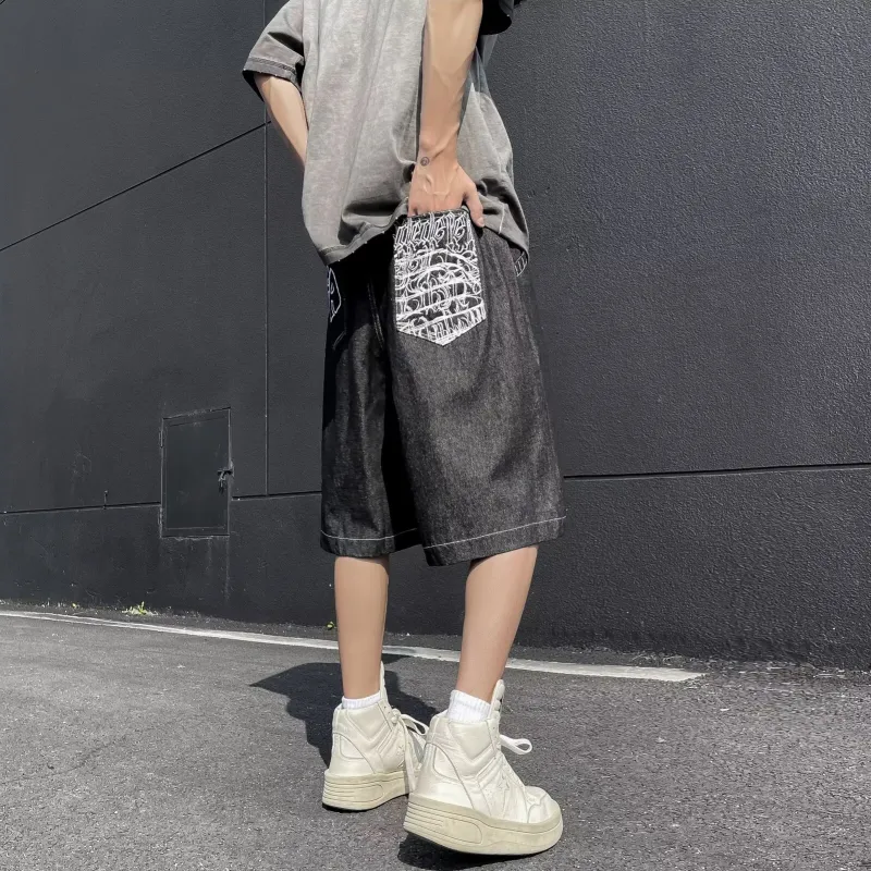 SZSX Denim Shorts Unisex-2