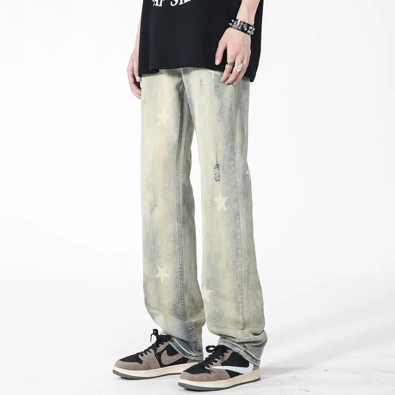 TESTUNG Jeans Unisex Yellow Mud-3