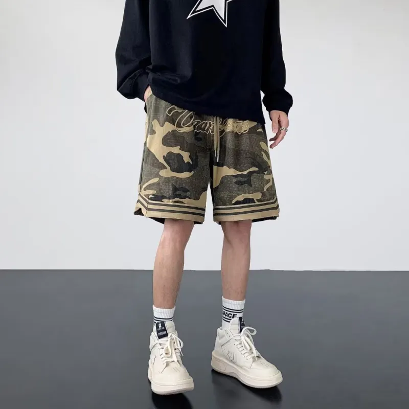SZSX Casual Shorts Unisex Green-2