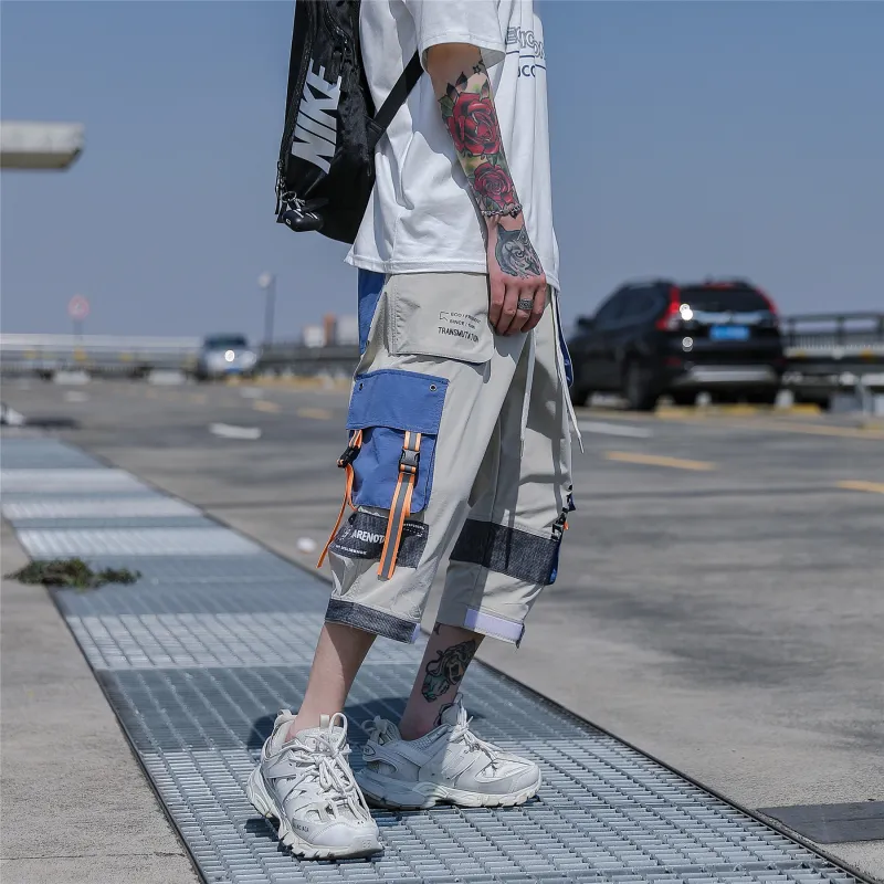 SZSX Cargo Shorts Unisex Apricot-3