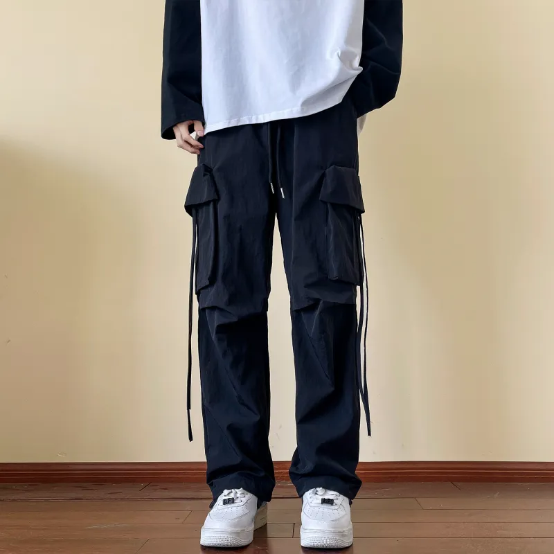 M MAICCO Casual Pants Unisex Black-2