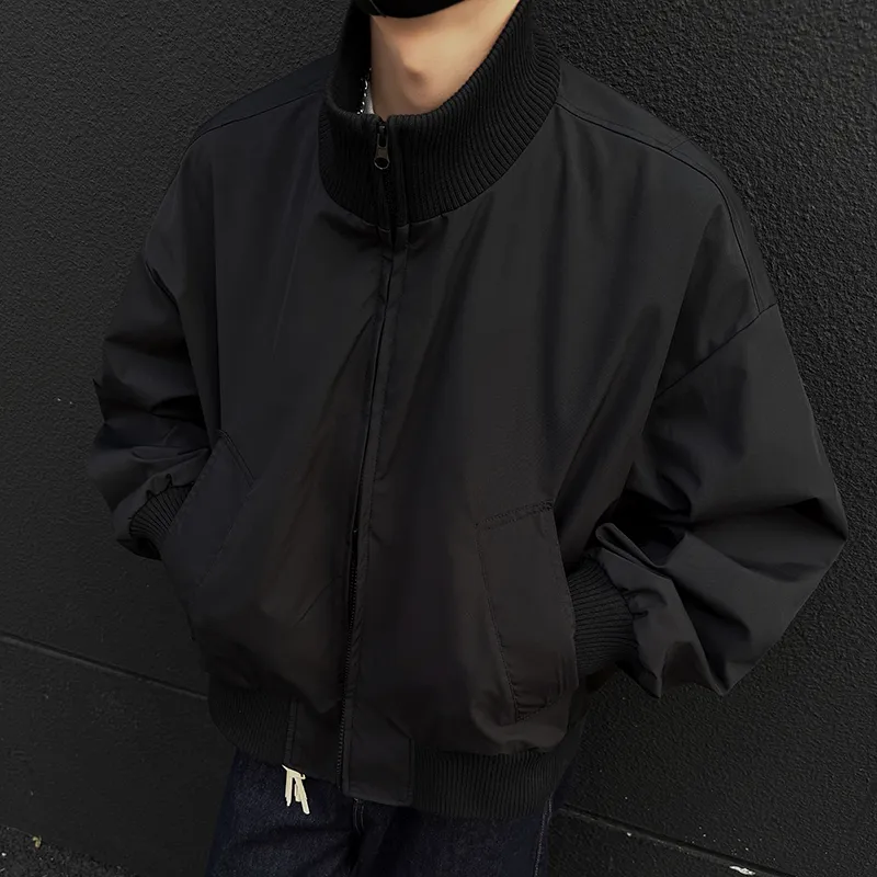 SZSX Jackets Coats Unisex Black-4