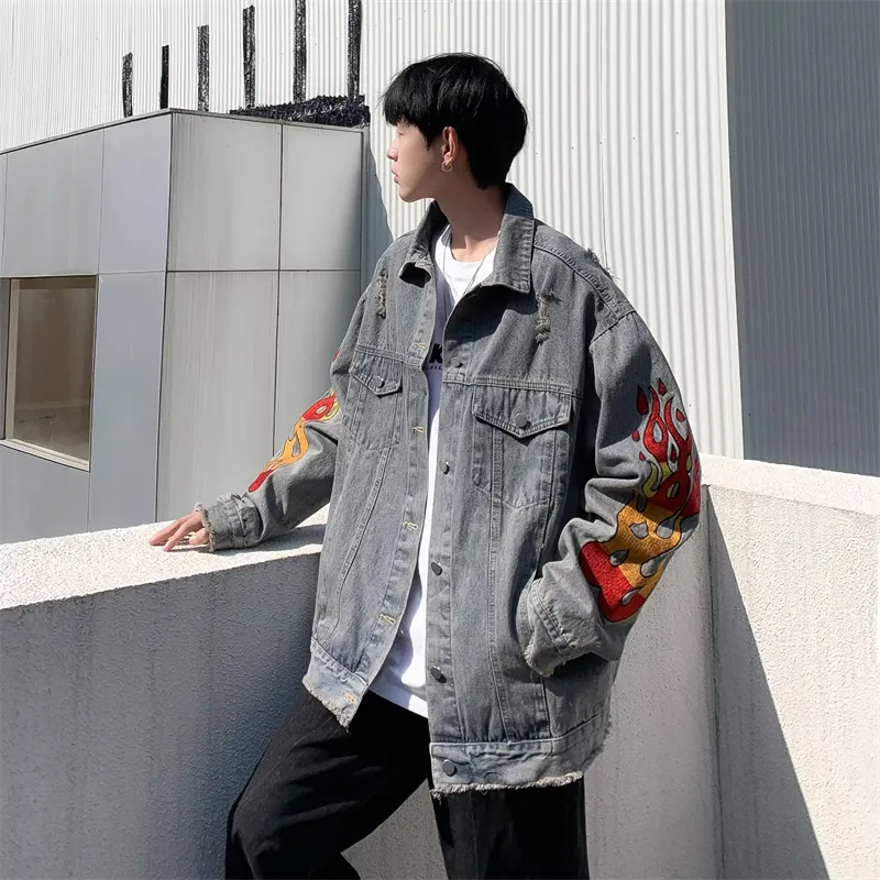 TESTUNG Denim Jacket Unisex Blue-7