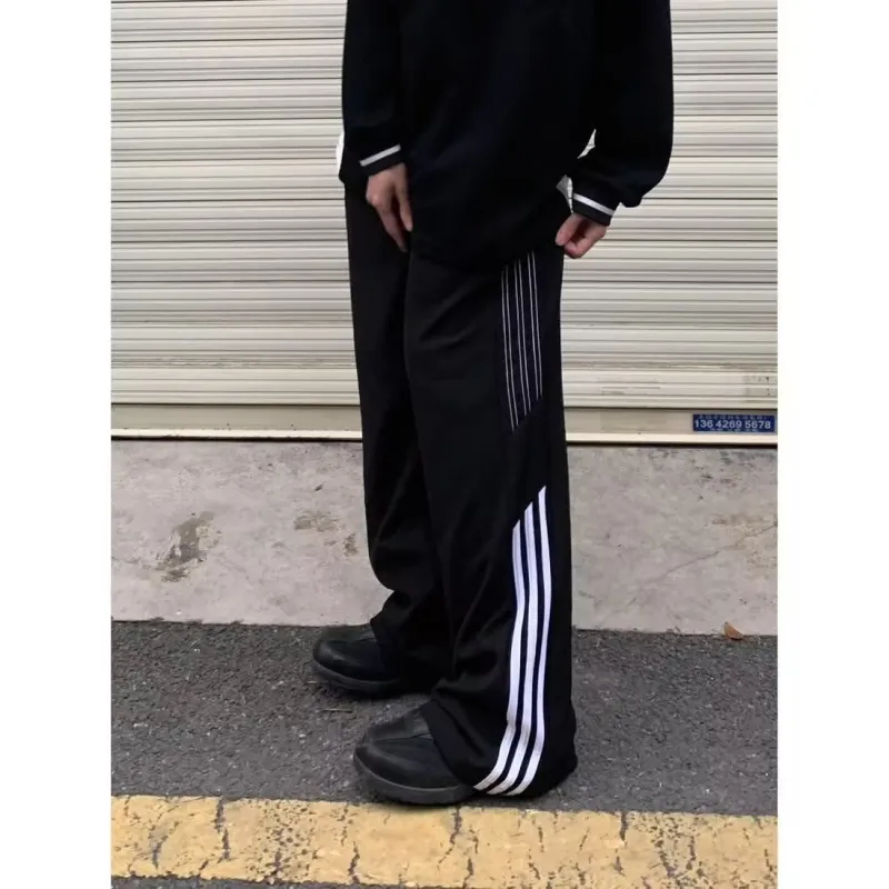 WELTER EXPERIMENT Casual Pants Unisex Black-3