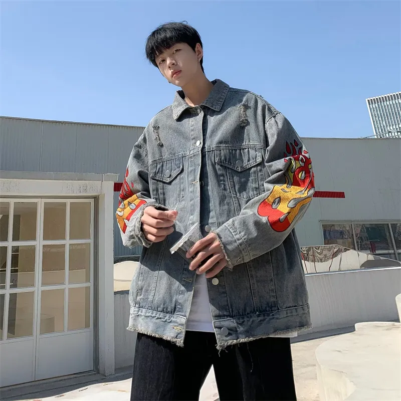 TESTUNG Denim Jacket Unisex Blue-8