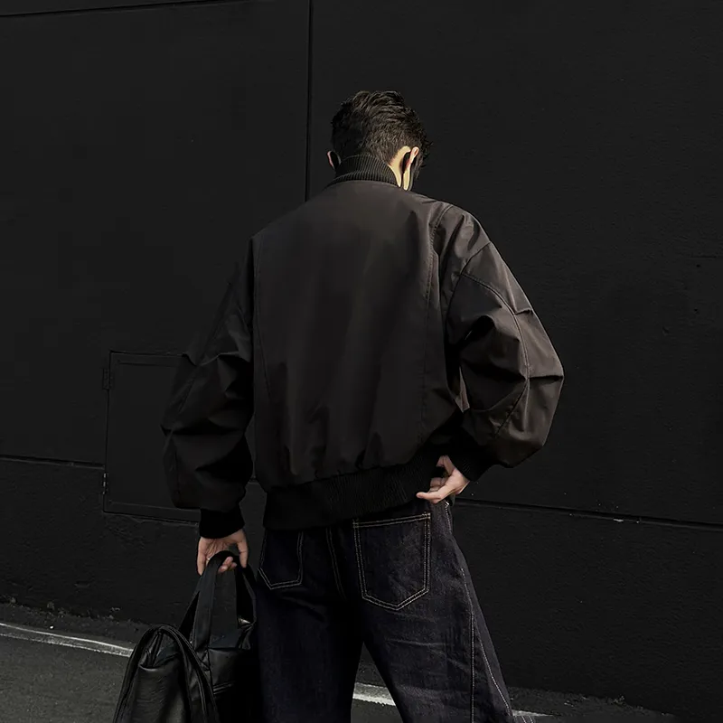 SZSX Jackets Coats Unisex Black-2