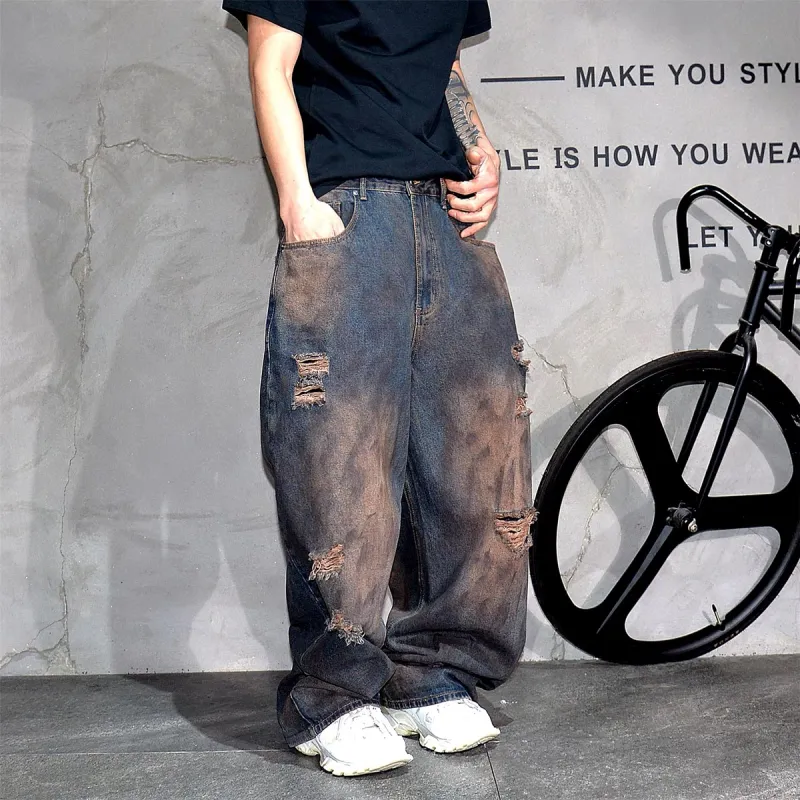 SZSX Cargo Pants Unisex Dark Blue-3