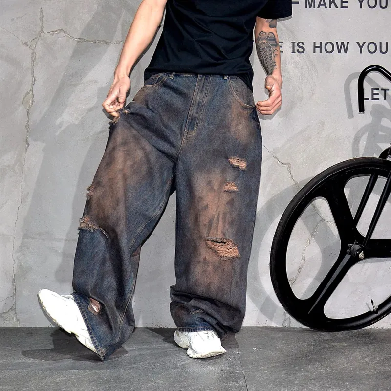 SZSX Cargo Pants Unisex Dark Blue-4