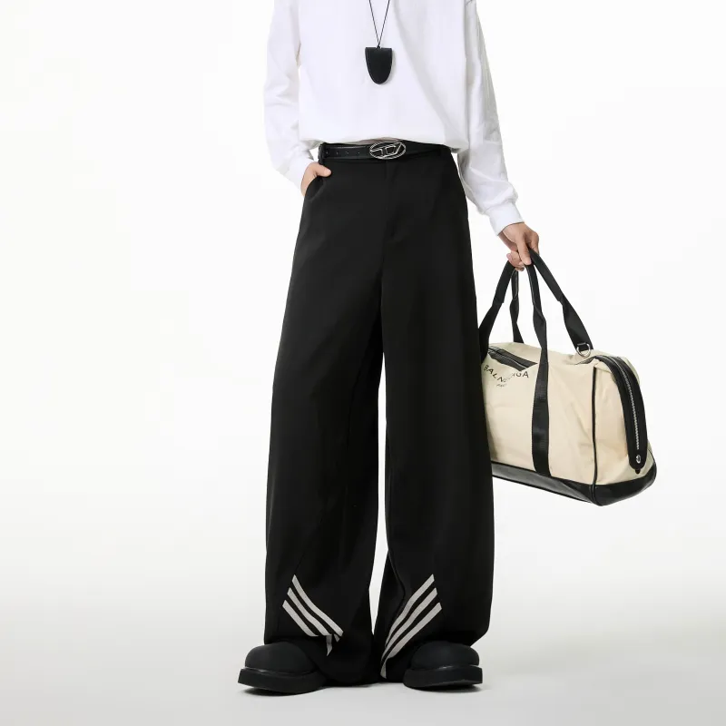 SZSX Casual Pants Unisex Black-4