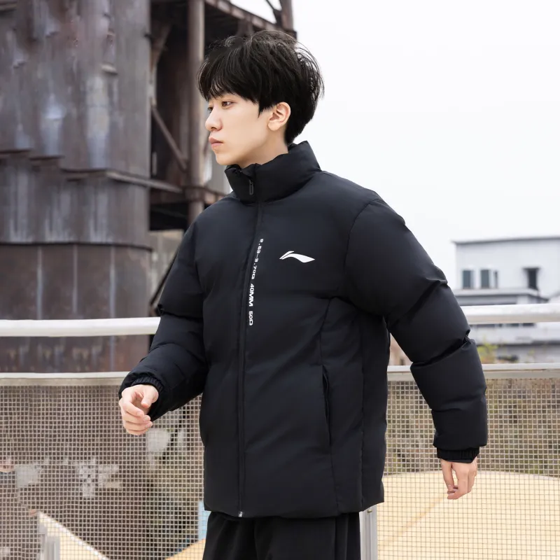 LiNing Puffer Jacket Men's Black-3