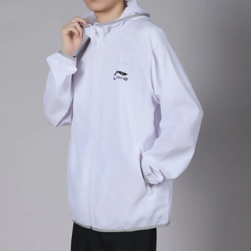 LiNing Sports Life Collection Sun Protection Clothing Unisex Standard White-3