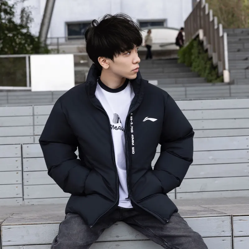 LiNing Puffer Jacket Men's Black-2