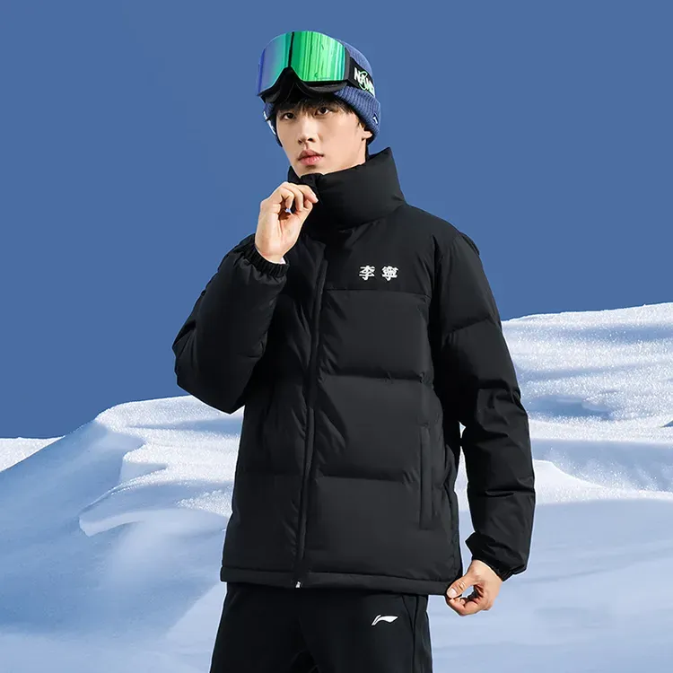 LiNing Down Jacket Unisex Standard Black-4