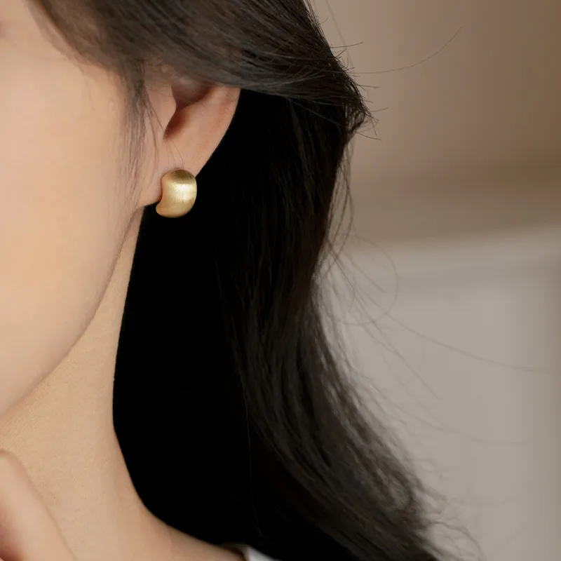 Rhymes Gold Plated Copper Clip On Earrings Women's-4