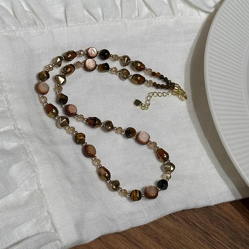 Rhymes Gold Plated Copper Necklaces Women's-4