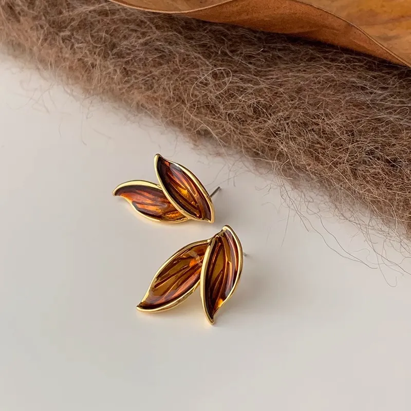 Rhymes Drip Glaze Earrings Women's-4